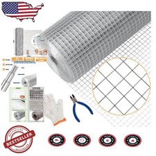 100Ft Heavy-Duty Galvanized Chicken Wire - 24In High - Ultimate Pest Protection 1.14 per foot