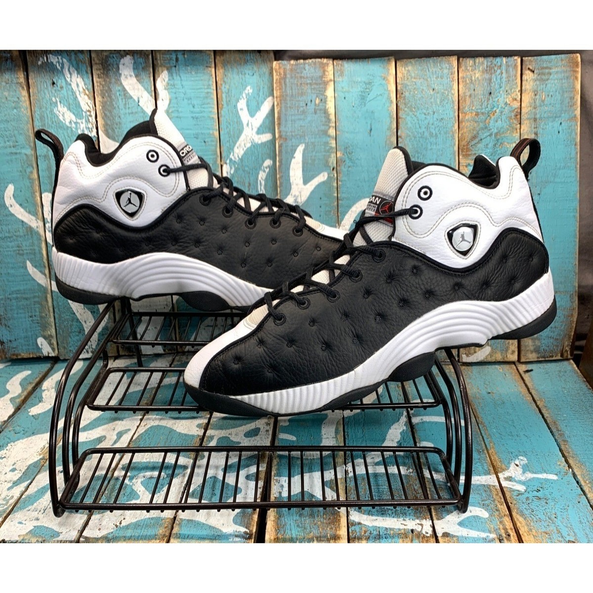 Nike Jordan Jumpman Team II Men's Shoes Black White 819175