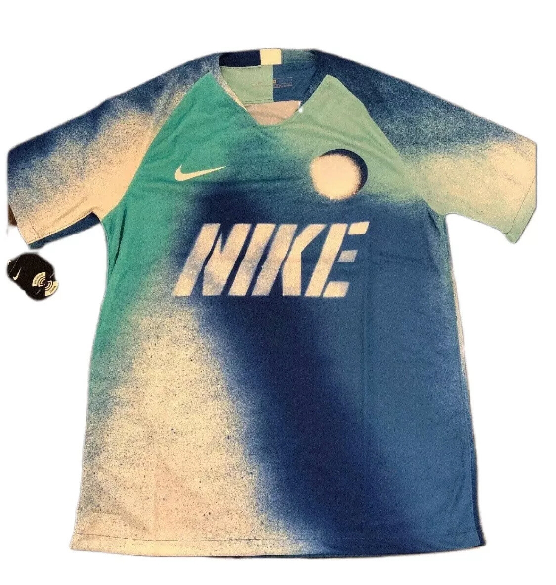 purple black nike shirt