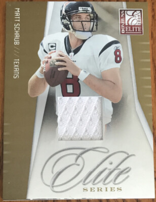 2010 Donruss Elite Series Jerseys Matt Schaub #26 Houston Texans #d 295/299
