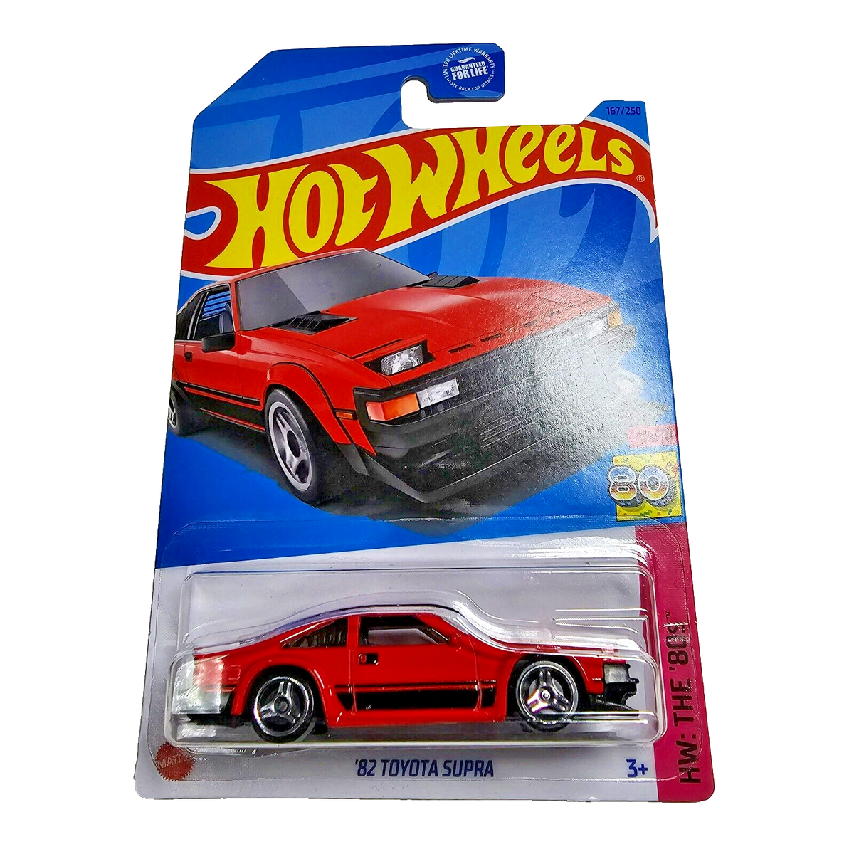 2023 HOT WHEELS '82 Toyota Supra Red HW: The '80s 167/250 NEW