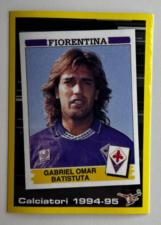 Figurine Panini Calciatori 2000 N°95 – Gabriel Omar Batistuta (Fiorentina), Série A