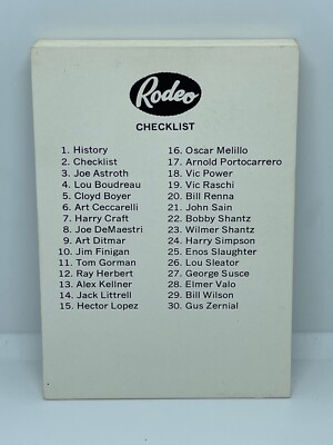 1976 JDM/JMC 1955 Rodeo Meats Reprints PICK A CARD
