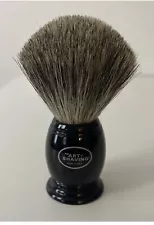 NEW The Art of Shaving Pure Badger Hair Shaving Brush Black handle
