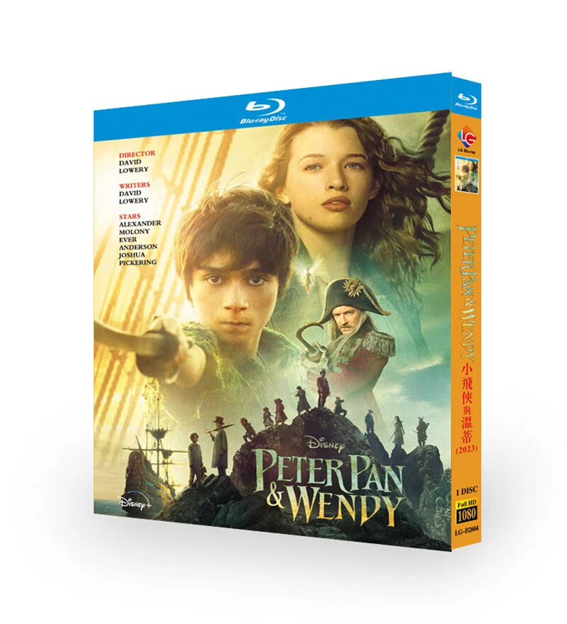 2023 Drama Peter Pan & Wendy Bluray Free Region Disc 1 English