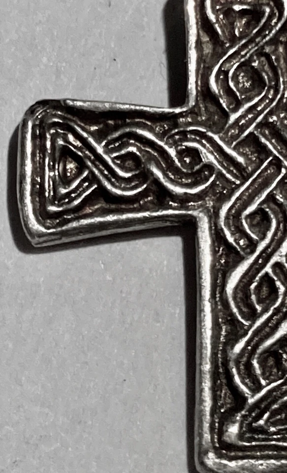 Pendentif croix ancien en argent - N°ABC - jewelry - Photo 4/4
