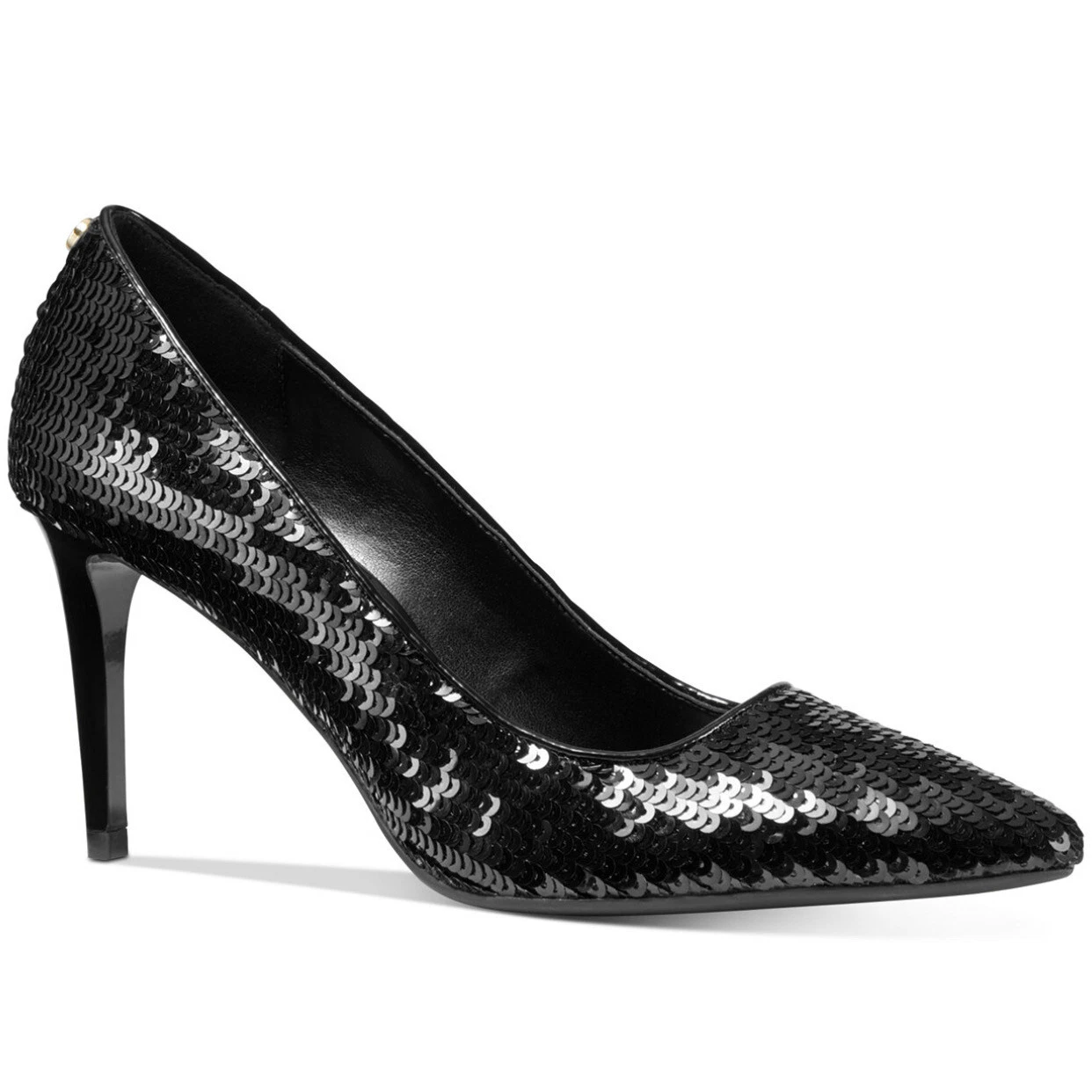 Pompa nera con paillettes Michael Kors Dorothy Flex nuova con scatola taglia 5 5 NUOVISSIMA