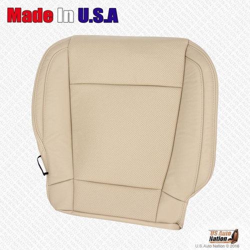 2020 2021 2022 Ford F450 F550 Lariat - PASSENGER Bottom Leather Seat Cover Tan - Picture 4 of 9