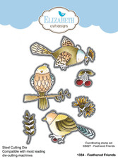 Elizabeth Craft Designs Metal Cutting Dies FEATHERED FRIENDS
