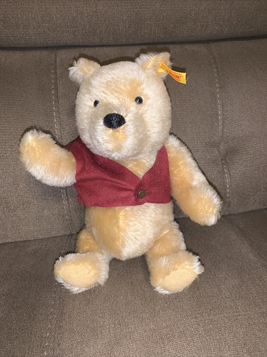 Steiff 75th Anniversary Classic Winnie the Pooh Mohair 2001 Bear Disney