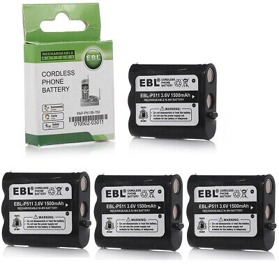 EBL 2 Pack Replacement Cordless Phone Battery for P511 P-P511 