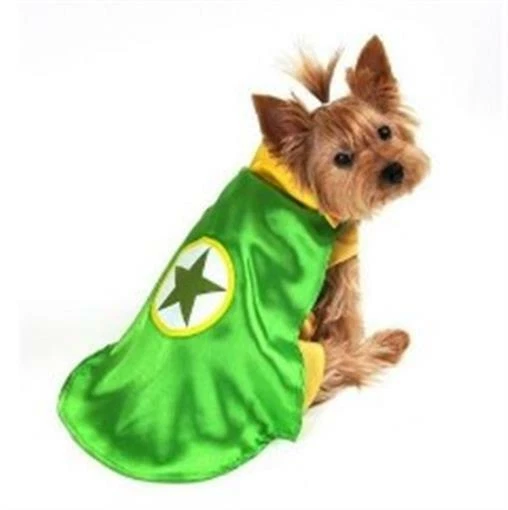 Anit Superhero Dog Costume - Choose From Green & Pink, Sizes: Small and X-Small - Image 2 of 4