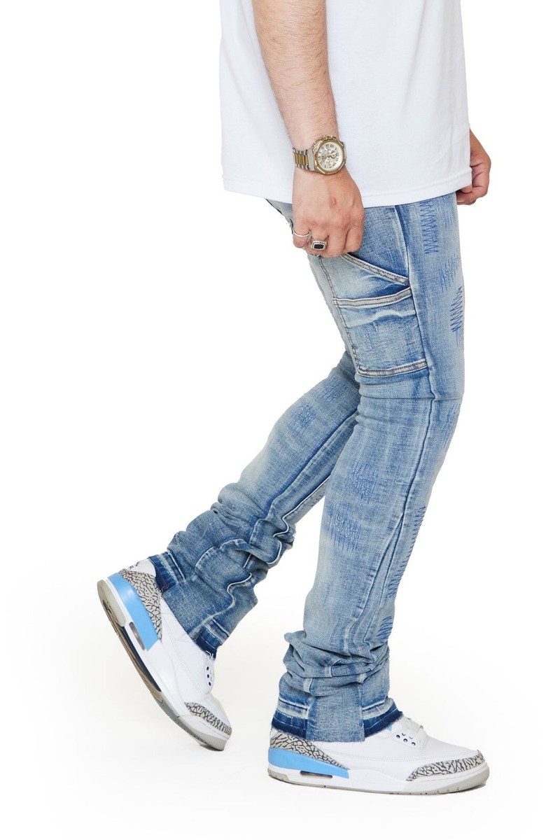 valabasas jeans 29 RIDGES” Blue Washed Super Stacked Flare valabasas jeans 29 RIDGES” Blue Washed Super Stacked Flare