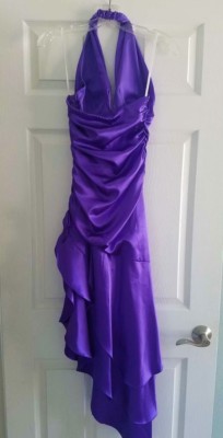 purple asymmetrical dress Elliatt Anika Asymmetrical Maxi Dress main image 1