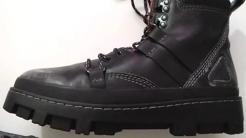 DIESEL D-VIBE HIKEB Leather Boots EU 41 / USA 8,5 / UK 7,5 new in box - Imagen 3 de 4