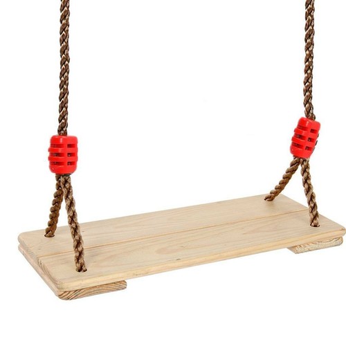 Columpio de madera 150 kg mecedora columpio infantil adulto con altura 45X20CM - Imagen 10 de 13
