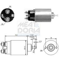 Meat & Doria Magnetschalter Starter FüR Ford Ranger ES ET 2.5 Tdci 4X4 Tu_