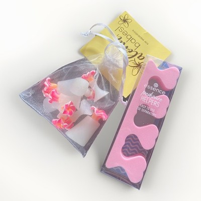 essence TOE SEPARATORS Zehentrenner Zehen Spreizer Pediküre Helfer 2 Sets