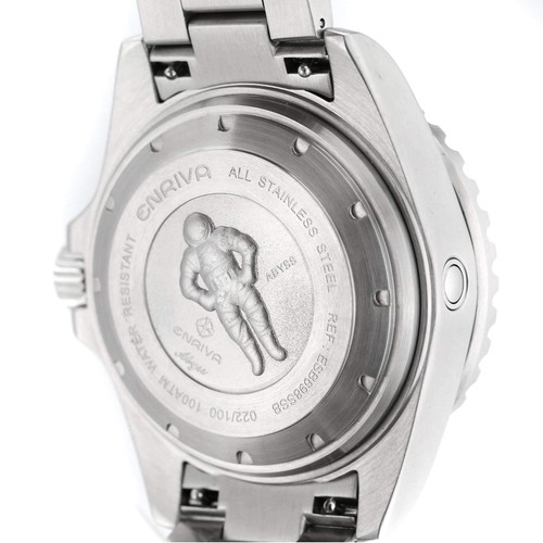 ENRIVA Reloj de Buceo Bisel Giratorio Inverso Serra Mick Reloj Automático Fecha 61 - Imagen 4 de 8