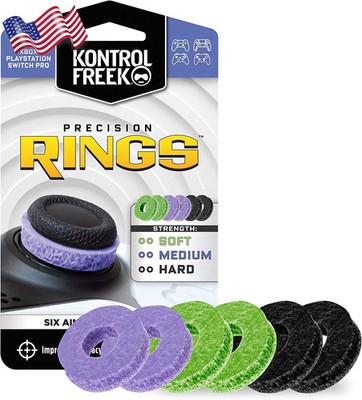 Precision Aim Assist Rings for PS4 PS5 Xbox Switch Pro Controller 6 Pack New