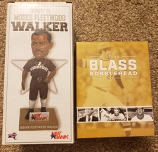 Qty 2 Bobbleheads Moses Fleetwood Walker and Steve Blass new in boxes