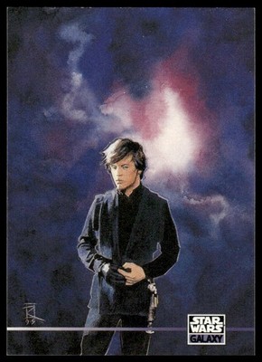 The Ultimate Boon 1995 Topps Star Wars Galaxy Series 3 #333 Luke Skywalker