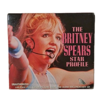 THE BRITNEY SPEARS STAR PROFILE - 'Audio Documentary' CD + Book U.K. PRESSING