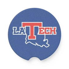 Louisiana Tech Bulldogs Car Coaster – NCAA College Football Cup Holder Insert