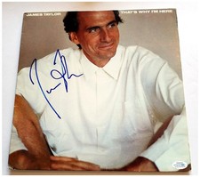 James Taylor Signed Autographed Record Album LP ACOA
