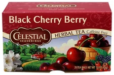 Celestial Seasonings Tea Herb Black Cherry Berry 20 BG Pack Of 6