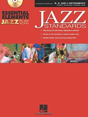 ESSENTIAL ELEMENTS JAZZ PLAY-ALONG: JAZZ STANDARDS B FLAT, By Various EXCELLENT