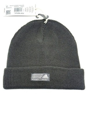 adidas FS9033 Performance Woolie Herren Mütze Gr.M/L schwarz Fisherman gestrickt