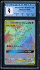 Pokemon Charizard & Braixen GX Cosmic Eclipse Secret Rare 251/236 CGC 9.0 MINT!