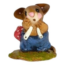 Wee Forest Folk Retired Mini Farmer Mouse Available One Day Only 59 Made