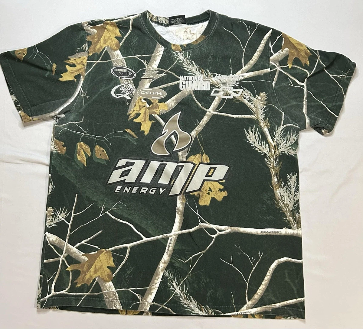 T-shirt De Chasse/pêche Homme XL – Habit, Manches Courtes, Camouflage Realtree Xtra, Extensible