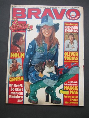 Bravo Nr. 16 1975 Three Degrees Richard Thomas Uriah Heep Dave Hill Randy Bachma