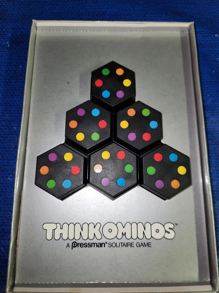 Juego de rompecabezas solitario THINKOMINOS 1984 vintage #111-Brain teaser Foto 2 de 4