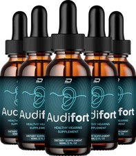 (5 Pack) Audifort Pro Healthy Ear Support Supplement – Audifort Pro Liquid Drops