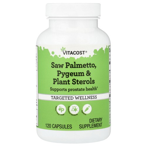 Saw Palmetto, Pygeum & Plant Sterols, 120 Capsules
