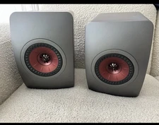 KEF LS50 Meta Front Right and Left Speakers - Titanium Grey