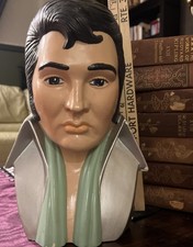Vintage Elvis Presley Bust – Collectible Decorative Figurine-Ceramic