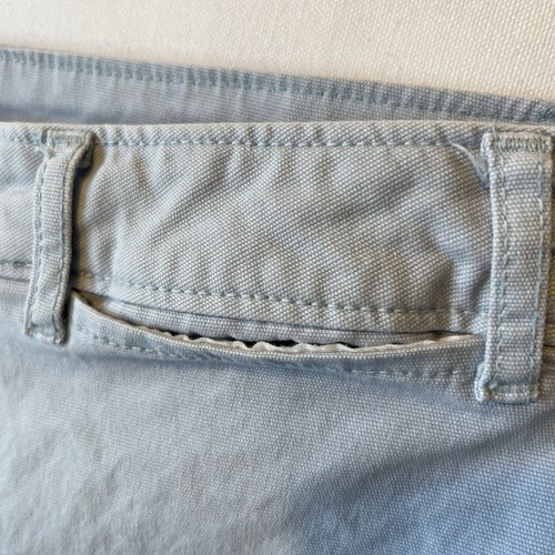 Pantalone chino crop gamba larga Old Navy 16 blu vita alta leggero donna - Foto 6 di 8