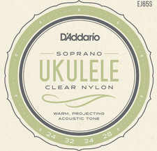 D'Addario EJ65S Pro-Art  Custom Extruded Soprano Ukulele Strings Uke