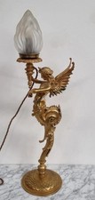 Set of 10 Livingroom Deco Mermaid Brass Table Lamp Antique Office Light Fixture