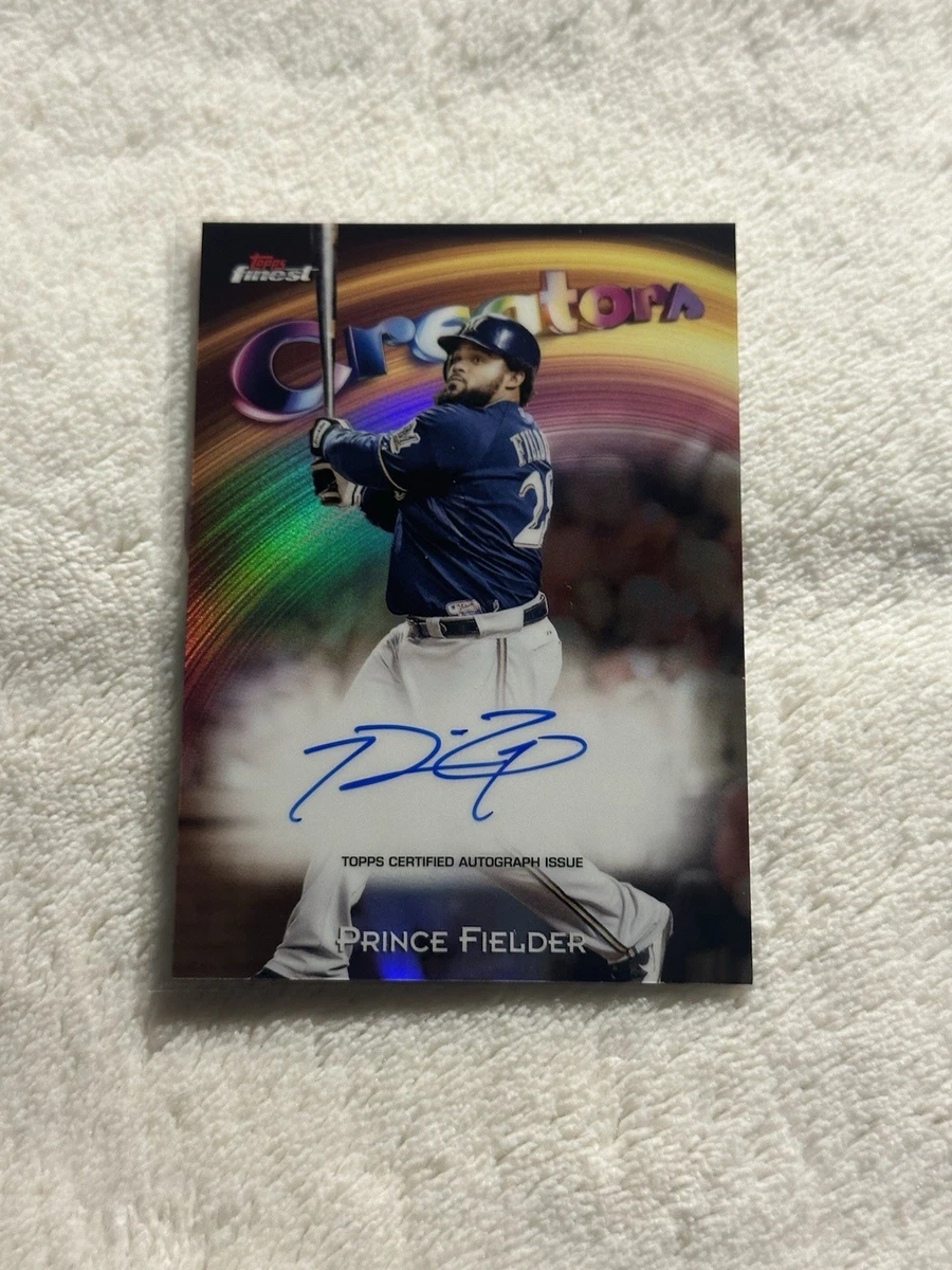 06/E-TOPPS 鑑定済 直筆サイン プリンス.フイルダー Rookie Prince Fielder Autographed Baseball Sports Trading Cards