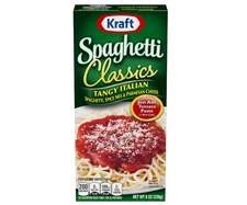 Kraft Spaghetti Classics Tangy Italian Spaghetti, Spices, & Parmesan Cheese Meal