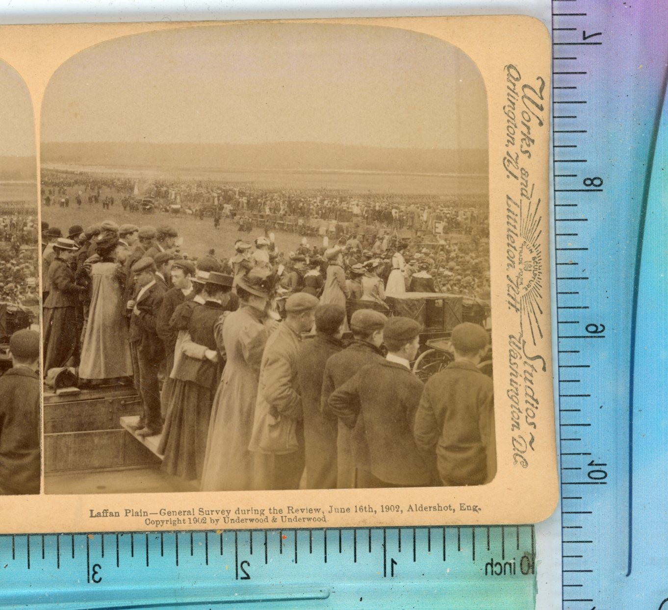 Laffan Plain General Survey Aldershot England Underwood Stereoview