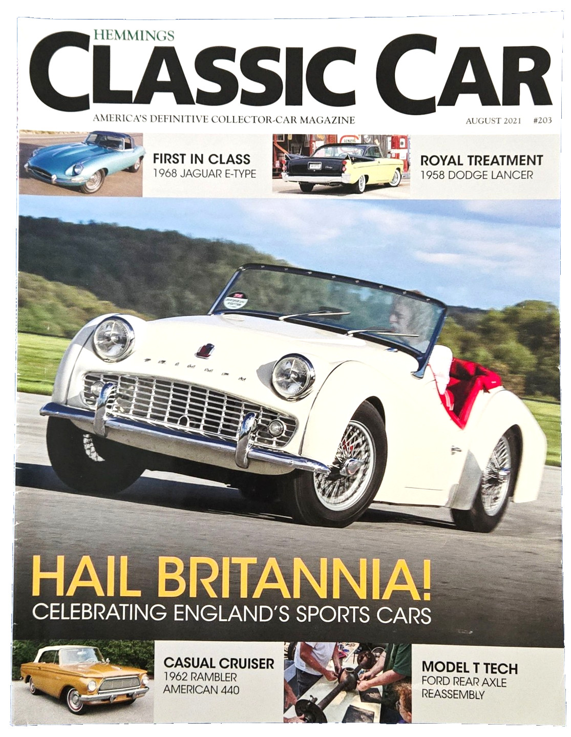 Hemmings Classic Car Magazine: Hail Britannia! England's Sports Car Aug 2021