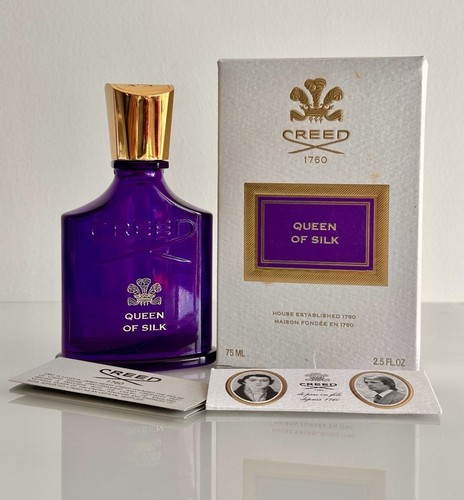 EMPTY CREED QUEEN OF SILK Empty Perfume Bottle, Box & Inserts. Excellent - Picture 1 of 8