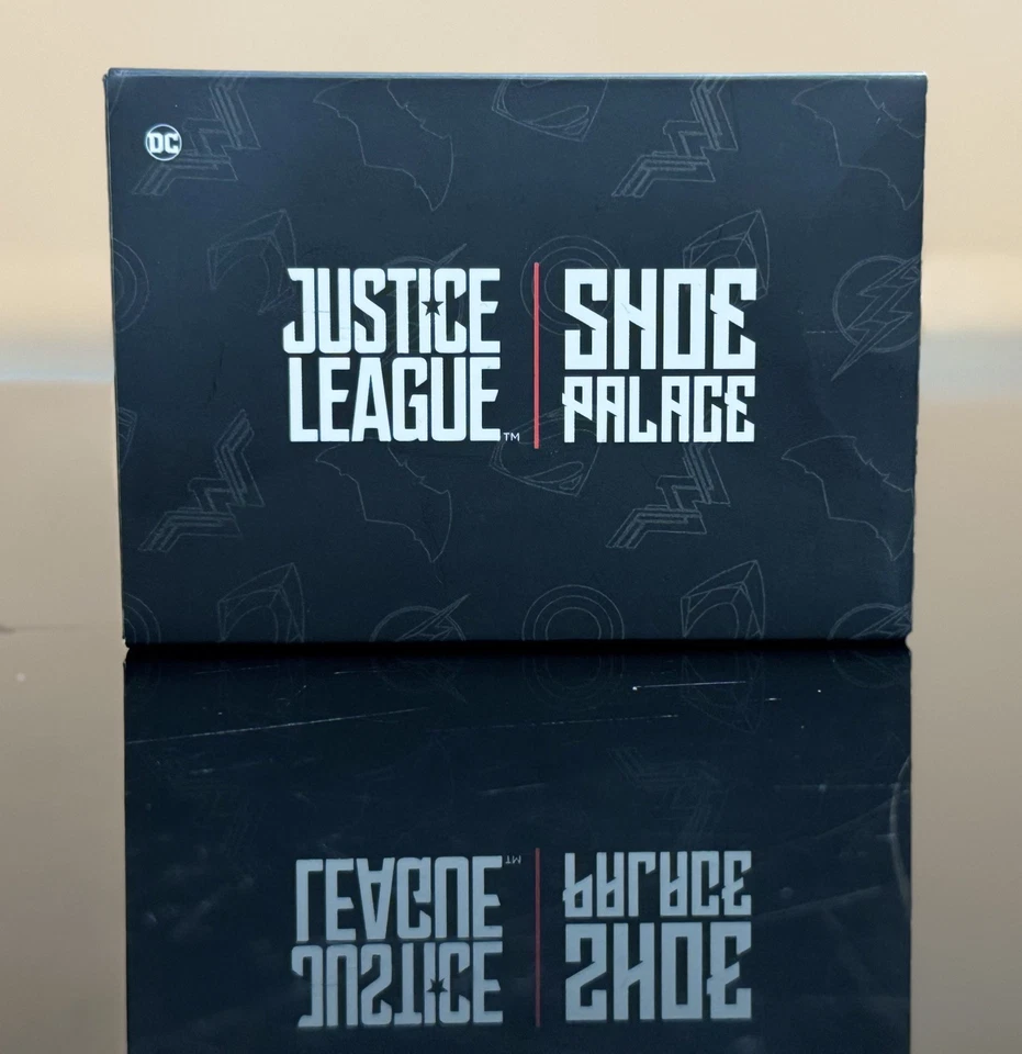 Justice League Superhero Emblem 6 Pin Set 2017 by Shoe Palace with DC Box - Image 2 of 4